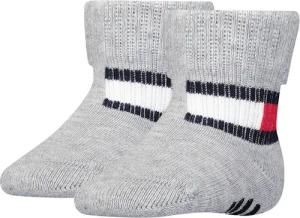 Tommy Hilfiger Socken "TH BABY SOCK FLAG SOCK" 2 Paar, mit Antirutsch-Noppen an der Fußsohle