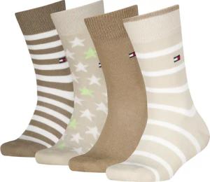 Tommy Hilfiger Socken "TH KIDS SOCK 4P BRETON STRIPE STARS ECOM" 4 Paar