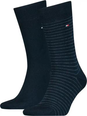 Tommy Hilfiger Socken TH MEN SMALL STRIPE SOCK 2P (2-Paar, 2 Paar) Tommy Hilfiger-Branding