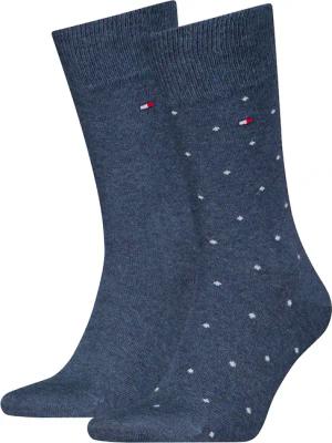 Tommy Hilfiger Socken "TH MEN SOCK 2P DOT" 2 Paar, 2 Paar tlg. mit klassischer Markenprägung