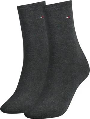 Tommy Hilfiger Socken TH WOMEN SOCK CASUAL 2P (2-Paar, 2 Paar) mit flacher Zehennaht