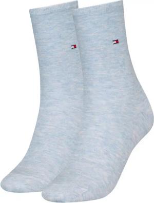Tommy Hilfiger Socken TH WOMEN SOCK CASUAL 2P (2-Paar, 2 Paar) mit flacher Zehennaht