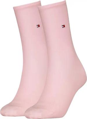 Tommy Hilfiger Socken TH WOMEN SOCK CASUAL 2P (2-Paar, 2 Paar) mit flacher Zehennaht