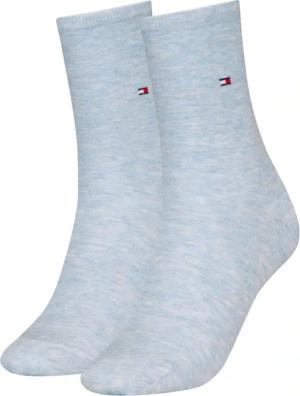 Tommy Hilfiger Socken "TH WOMEN SOCK CASUAL 2P" 2 Paar, 2 Paar tlg. mit flacher Zehennaht
