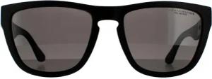 Tommy Hilfiger Square Mens Matte Schwarz Grau Polarisierte Sonnenbrille