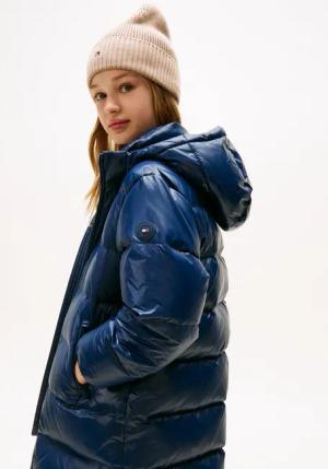 Tommy Hilfiger Steppjacke ESSENTIAL LONG DOWN JACKET Kinder bis 16 Jahre
