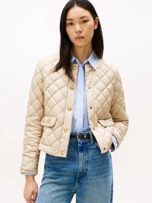 Tommy Hilfiger Steppjacke G/BUTTON QUILTED REG LADY JACKET