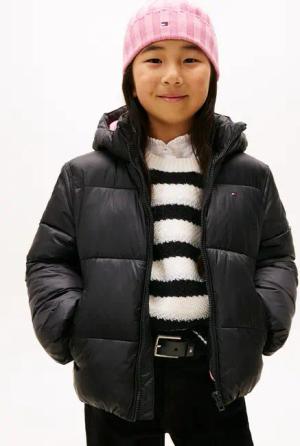 Tommy Hilfiger Steppjacke HOODED SHINY PUFFER JACKET Kinder bis 16 Jahre
