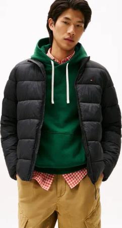 Tommy Hilfiger Steppjacke MID WEIGHT STAND COLLAR Winterjacke, Übergangsjacke