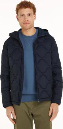 Tommy Hilfiger Steppjacke "ONION QUILTED HOODED JACKET" Mit Zwiebelsteppung