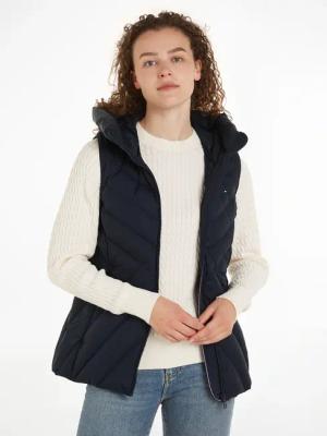 Tommy Hilfiger Steppweste "CHEVRON MW PADDED VEST" mit mittelstarker Wattierung und Tommy Hilfiger Markenlabel