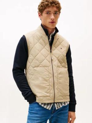 Tommy Hilfiger Steppweste DIAMOND QUILTED VEST mit Rautenmuster