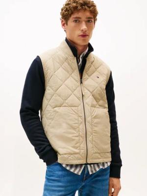 Tommy Hilfiger Steppweste "DIAMOND QUILTED VEST" mit Rautenmuster