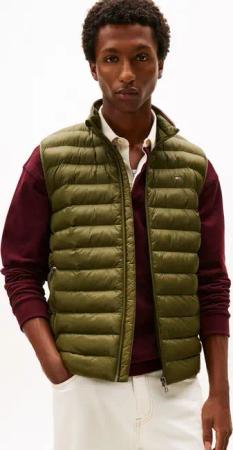 Tommy Hilfiger Steppweste PACKABLE RECYCLED VEST mit Logostickerei
