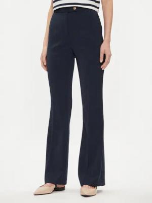 Tommy Hilfiger Stoffhose Gold Button WW0WW42455 Dunkelblau Flare Fit