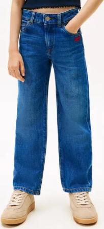 Tommy Hilfiger Straight-Jeans GIRLFRIEND DARK WASH Kinder bis 16 Jahre