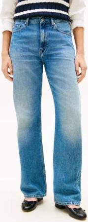 Tommy Hilfiger Straight-Jeans mit dezenter Logostickerei