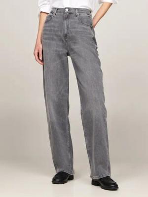 Tommy Hilfiger Straight-Jeans "RELAXED STRAIGHT HW GER" mit Tommy Hilfger Logo-Badge