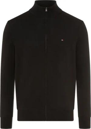 Tommy Hilfiger Strickjacke ESSENTIAL COTTON ZIP THRU mit Logostickerei