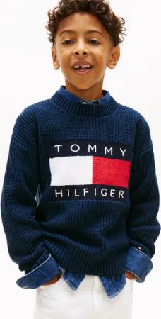 Tommy Hilfiger Strickpullover Regular fit, für Kinder bis 16 Jahre
