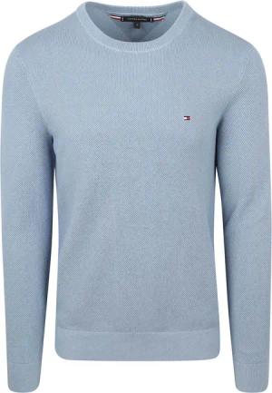 Tommy Hilfiger Structure Pullover Indigo  - Größe L