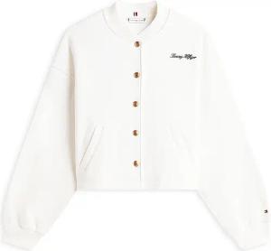 TOMMY HILFIGER Sweatjacke  weiss | M