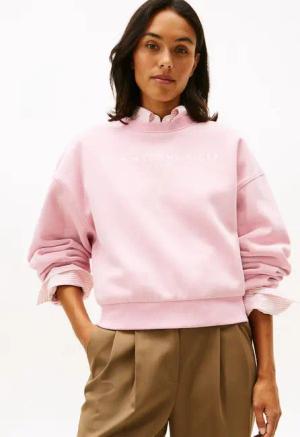 Tommy Hilfiger Sweatshirt CORP LOGO MDRN SWTSRT Baumwollmischung