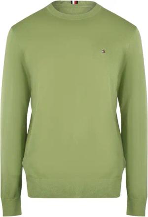 Tommy Hilfiger - Sweatshirt für Herren, Rundhalsausschnitt (Olivgrün)