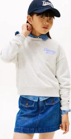 Tommy Hilfiger Sweatshirt TOMMY FLOCK SWEATSHIRT Kinder bis 16 Jahre