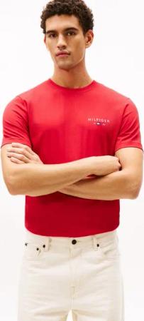 Tommy Hilfiger T-Shirt BRAND LOVE SMALL HILFIGER normale Passform, Rundhals, aus Jersey