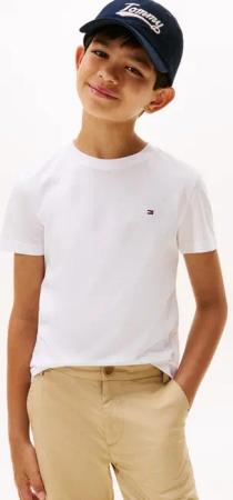 Tommy Hilfiger T-Shirt ESSENTIAL COTTON TEE S/S mit Logostickerei