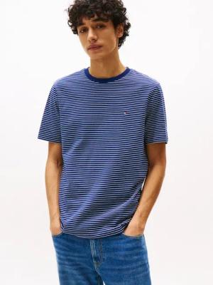 Tommy Hilfiger T-Shirt ESSENTIAL REG FIT SOLID TEE mit Stickerei und Rundhals unifarben, casual, regular fit, Baumwolle, Rundhals