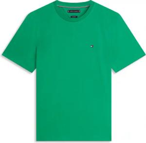 Tommy Hilfiger T-Shirt "ESSENTIAL REGULAR FIT SOLID mit Stickerei" unifarben, casual, Baumwolle, Rundhals