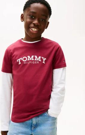 Tommy Hilfiger T-Shirt Regular fit, für Kinder bis 16 Jahre, Druck