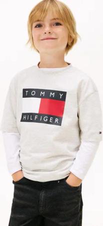 Tommy Hilfiger T-Shirt Regular fit, für Kinder bis 16 Jahre, Print