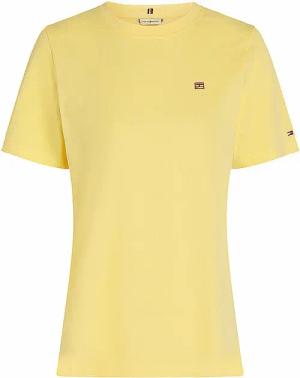 TOMMY HILFIGER T-Shirt Regular Fit gelb | S