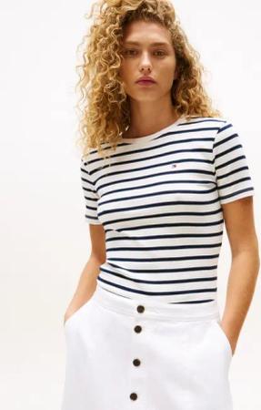 Tommy Hilfiger T-Shirt SLIM CODY C-NK SS Baumwolle, slim fit