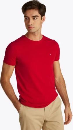 Tommy Hilfiger T-Shirt STRETCH SLIM FIT TEE mit Rundhalsausschnitt