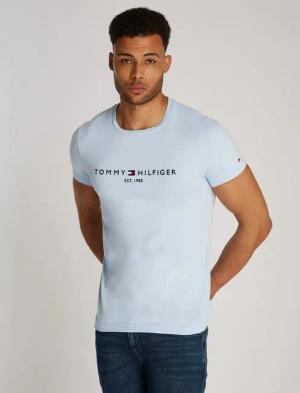 Tommy Hilfiger T-Shirt TOMMY LOGO TEE aus reiner Baumwolle