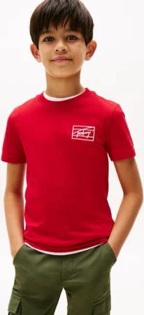 Tommy Hilfiger T-Shirt VARSITY PRINT TEE SS Kinder bis 16 Jahre