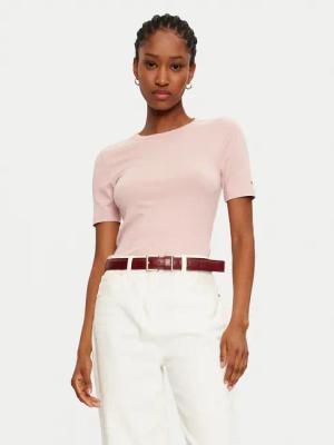 Tommy Hilfiger T-Shirt WW0WW43918 Rosa Slim Fit