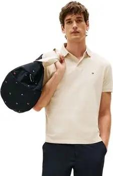 Tommy Hilfiger  T-Shirts & Poloshirts MW0MW17770 RBT REG POLO-ACG NEWSPRINT