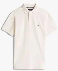 Tommy Hilfiger  T-Shirts & Poloshirts MW0MW17770 RBT REG POLO-Z00 IVORY PETAL