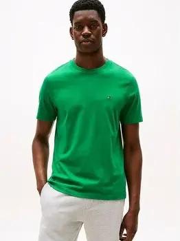 Tommy Hilfiger  T-Shirts & Poloshirts MW0MW39995 ESS SEAS-L4B OLYMPIC GREEN