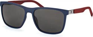 Tommy Hilfiger TH 1445/S LCN NR, Quadratische Sonnenbrille, Herren, in Sehstärke erhältlich