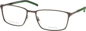 Tommy Hilfiger TH 1991 SVK, inkl. Gläser, Rechteckige Brille, Herren