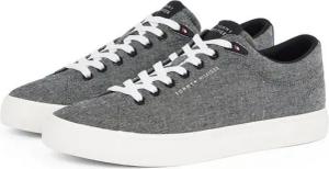 Tommy Hilfiger TH HI VULC LOW CORE CHAMBRAY Sneaker, Freizeitschuh, Halbschuh, Schnürer in melierter Optik