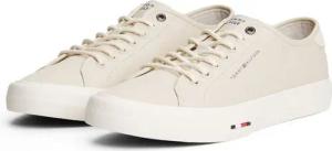 Tommy Hilfiger TH HI VULC STREET CANVAS Sneaker, Freizeitschuh, Halbschuh, Schnürschuh mit Logoflag im Plateau