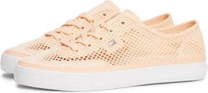 Tommy Hilfiger TH OPEN MESH VULC SNEAKER Plateausneaker, Freizeitschuh, Halbschuh, Schnürschuh mit Logoflagge