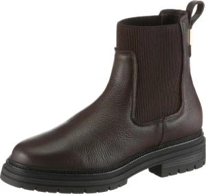 Tommy Hilfiger TH PLAQUE PEBBLE CHELSEA WARM Winterboots, Chelseaboots, Schlupfboots, Stiefelette mit praktischer Anziehlasche